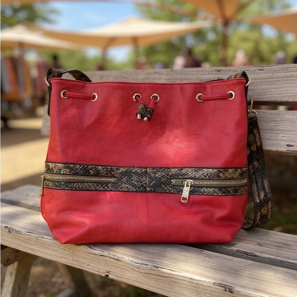 Red Shoulder Bag
